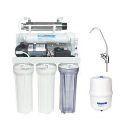 75GPD 4 Aşamalı Kompakt Reverse Osmosis Su Filtrasyon Sistemi
